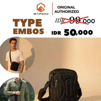 Tas Gardio EMBOS KECIL , Tas Simple , Tas Selempang Unisex