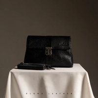 Belleza Bag | Tas Kulit Asli Slingbag - Studio Hitam