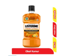 Listerine Fresh Citrus 250 ml - Obat Kumur Antiseptik Rasa Segar Menyegarkan