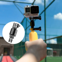 For Gopro Sports Camera Accessories 360 Degree Rotating Shaft Adapter Bracket Suitable For Hero9/8/7/6/5max Connection Bracket