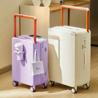 多功能行李箱 行李箱 寬拉桿 2022新款 20-26寸登機拉桿箱 大容量結實耐用 USB充電行李箱 登機箱