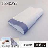 TENDAYS 玩色柔眠記憶枕(文青藍) 8cm