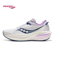 Saucony Triumph 21 Men Running Shoes Outdoor Women Sneakers Cushioning Elasticity Marathon Shoes Trail Trekking Tennis Sneakers