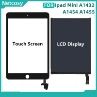 Netcosy Touch Screen Digitizer Panel Home Assembly / LCD Display Replacement For Ipad Mini 1 A1432 A1454 A1455 Tablet Repair