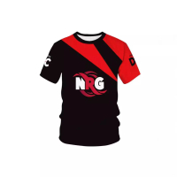 เสื้อยืดพิมพ์ลาย 3D Thunderfire Esports Jersey NRG ผู้ชาย แขนสั้น พิมพ์ลาย 3D [เก็บเงินปลายทาง]