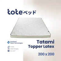 Tote Tatami Topper Latex | Kasur Latex Portable 200 x 200