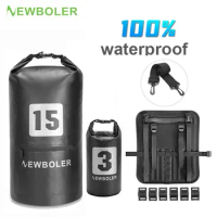 NEWBOLER Waterproof Bike Front Tube Bag 10L/15L Cycling Front Frame Pannier Bicycle Handlebar Basket Pack Bicycle Accessorie