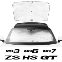 Car Sunshade Umbrella Automobile Windshield Parasol Protection Cover Auto Accessories For MG ZS HS GT HECTOR MG3 MG5 MG6 MG7