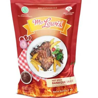 mc lewis saus barbeque pedas sauce hot bbq 1 kg