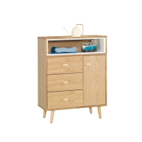 【WAKUHOME 瓦酷家具】SUN簡約無印風置物斗櫃 A003-439-5