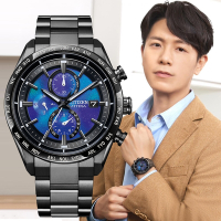 CITIZEN星辰 GENT S系列 韋禮安配戴款 HAKUTO-R限定 光動能電波腕錶 母親節 禮物 推薦 42mm/AT8285-68Z