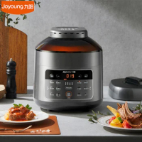 Joyoung 70KPa Pressure Cooking Pot 4L Non-Stick Liner Rice Cooker Double Lids Multifunction Electric Oven 4-In-1 Air Fryer