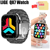 For LIGE QX7 Watch Strap Wristband Plastic Clear Smart Watch Women men Band