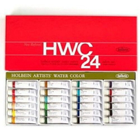 日本製專家級好賓牌HWC-24色組透明水彩*5ml