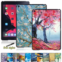 For Apple Ipad 8 2020 8th Generation Shockproof Plastic Tablet Case for 10.2 Inch Lightweight and Casual Tablet Case+ Pen