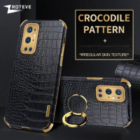 OnePlus 9 Pro Case ZROTEVE Crocodile Pattern Leather Cover For OnePlus One Plus 9 9R 9RT 5G Oneplus9 Pro Shockproof Phone Cases
