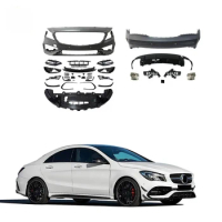 CLA45 Style Body Kit for Mercedes Benz W117 CLA200 CLA250 CLA300 Bodykit 2014-2019