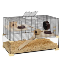 Amazon's Latest Luxury Clear Glass And Metal Multifunctional Large Hamster Cage