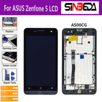 5.0" AAA+++ For ASUS Zenfone 5 T00J A500KL A500CG A501CG T00P LCD Touch Screen Digitizer Assembly Repair With Frame A500CG