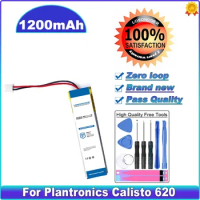 LOSONCOER 1200mAh For Plantronics Calisto 620 Battery 620-M,620S 89305-01,85442-01 85442-0 Bluetooth Headset Battery