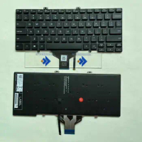 XIN-Russian-US Backlight Laptop Keyboard Laptop For Dell Latitude 5400 5401 5410 5411 7400 3400
