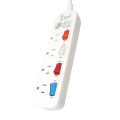電精靈 PSK-334B 電腦延長線 2.7公尺 4孔 1650W 雙重絕緣 電源指示燈