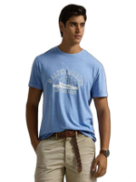 เสื้อยืดผู้ชาย-Ralph’s Marina T-Shirt รุ่น MNPOTSH1N822308-สีฟ้า