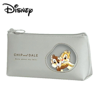 【日本正版】奇奇蒂蒂 皮質 筆袋 鉛筆盒 迪士尼 Disney - 030731