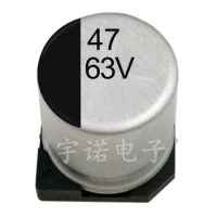 10PCS SMD 63v47uf Aluminum Electrolytic Capacitor Volume 8 * 10.5 SMD 47uF / 63v Electrolytic Capacitor Size：8x10.5（MM）