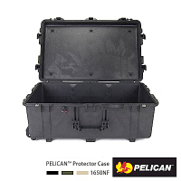 美國 PELICAN 1650 輪座拉桿氣密箱-空箱(黑)