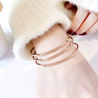 GELANG KERONCONG WANITA BAHAN TITANIUM ISI 3 MURAH