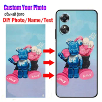 Customized Phone Cases For OPPO A17 A17K DIY Photo Picture Soft Cover For OPPO A78 5G A38 F21 Pro Reno7 5G Silicone Case Imagen