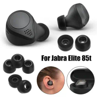 Replacement Soft Ear Tips Protector Silicone Earbuds Cover with Storage Pouch Protective Caps For Jabra Elite 85t