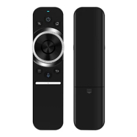 W1s 2.4G Wireless with Voice Control IR Learning 6- Gyroscope Air Mouse Remote for Android Window OS TV BOX