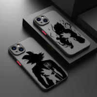 Anime D-Dragon Ball Clear TPU Matte Phone Case For iPhone 15 11 14 13 12 Pro Max Mini X XR Xs 8 7 Plus 6 6S Cover Bumper Funda