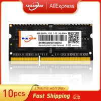 Walram memoria ram ddr3 4gb 8gb 1600mhz cl 11 for laptop Ram 1333 1600 2400 2666 2133 DDR3L 1.35v 204pin Sodimm Notebook memory