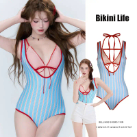 จัดส่งทันที.  Ready ​ I'Ll Send It.  Korean Style Swimsuit One-Piece Swimsuit, 2-Piece Set, Sexy, St