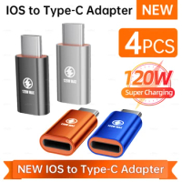 Type C Adapter For 30W 20W Ios Lightning Male to Female Fast Charging Adaptador Android Converter for iPhone 15 Pro USB C Phone