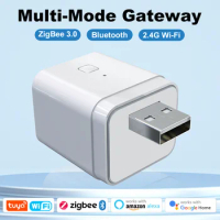 Tuya ZigBee smart USB Multi-mode Gateway Hub Wireless Bridge Bluetooth Smart Life Remote Control Works With Alexa Google home