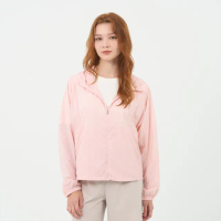 【GIORDANO 佐丹奴】女裝抗UV涼感連帽外套 G-Motion Tennis系列(37 桃皮粉紅)