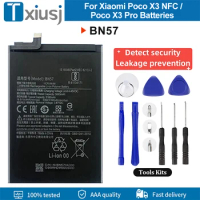 AAA+++ Phone Battery BN57 5160mAh For Xiaomi Poco X3 NFC / Poco X3 Pro Replacement Batterie Li-Polymers With Tools