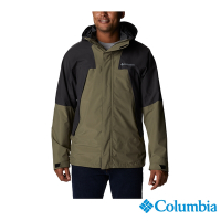 Columbia 哥倫比亞 男款-Canyon Meadows Omni-Tech防水極暖兩件式外套-軍綠 UWE81860AG