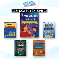 Combo 5 Cuốn: 12 Cách Kiếm Tiền, 5 Cấp Độ Kiếm Tiền, Sản Xuất Video, Mua Nhà trước Tuổi 35, 100 Cont