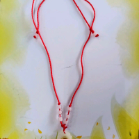 Buddha Crystal Beauty Pendant Red String Necklace - 61cm