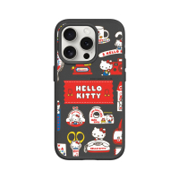 【RHINOSHIELD 犀牛盾】iPhone 14/Plus/Pro/Max SolidSuit背蓋手機殼/Sticker-生活小物(Hello Kitty)