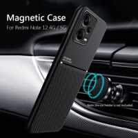 For Xiaomi Redmi Note 12 4G Case Magnetic Cover Soft Frame Funda For Redmi Note 12 5G Note12 4G Phone Cases Capa 23021RAAEG on