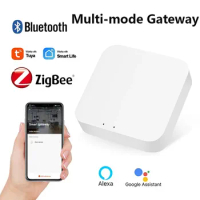 Tuya ZigBee Smart Gateway Hub Bluetooth Multi-mode Smart Life APP Wireless Remote Controller Works With Alexa Google Home