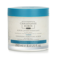 Christophe Robin - 海鹽舒緩頭皮潔淨霜（舒緩排毒洗髮水） - 敏感或油性頭皮