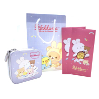 【2sweet 甜蜜約定】拉拉熊Rilakkuma聯名款兔年純金紅包袋2件組 金重0.03錢*2(甜蜜約定 拉拉熊兔年 金飾)