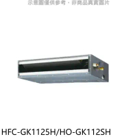 禾聯【HFC-GK1125H/HO-GK112SH】變頻冷暖吊隱式分離式冷氣